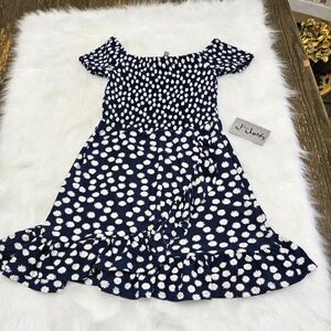 Floral Dress,navy Blue Size L, NWT, J For Justify